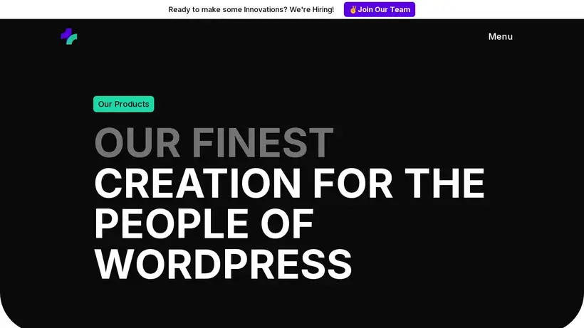 Posimyth homepage screenshot