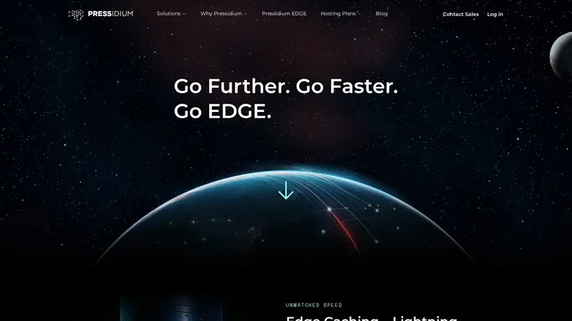 Pressidium homepage screenshot