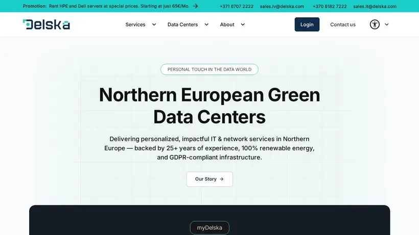 Rackray homepage screenshot