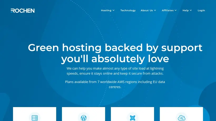 Rochen homepage screenshot