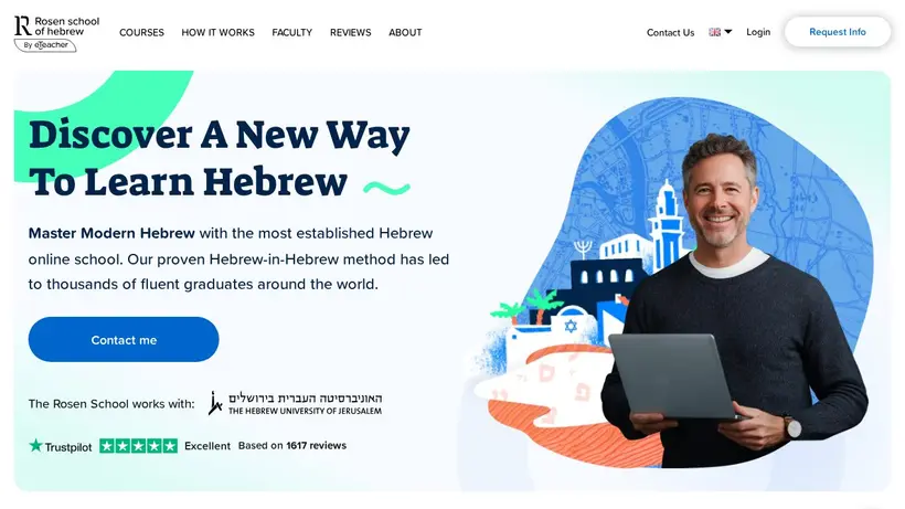 RosenHebrewSchool homepage screenshot