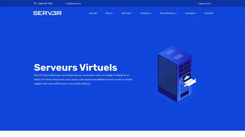 Serv3r homepage screenshot
