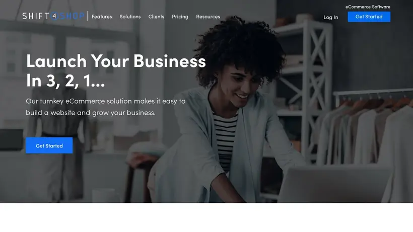 Shift 4 Shop homepage screenshot