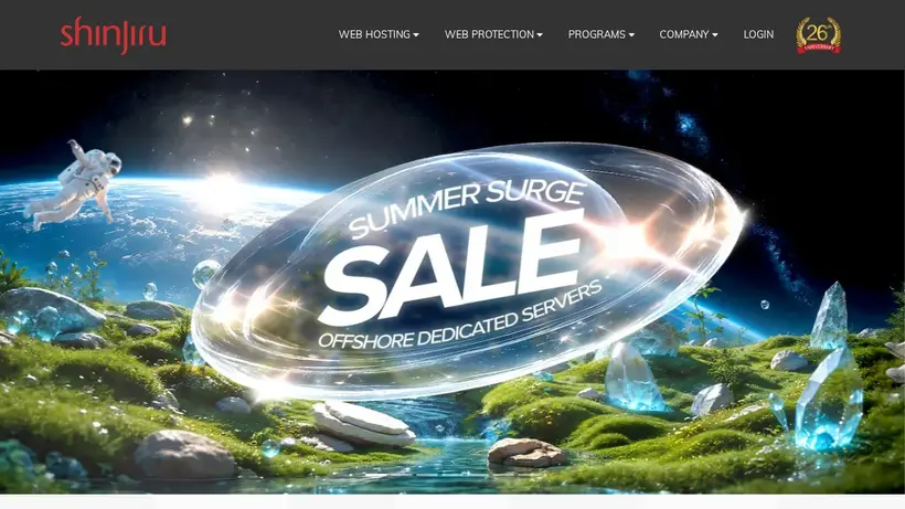 ShinJiru homepage screenshot