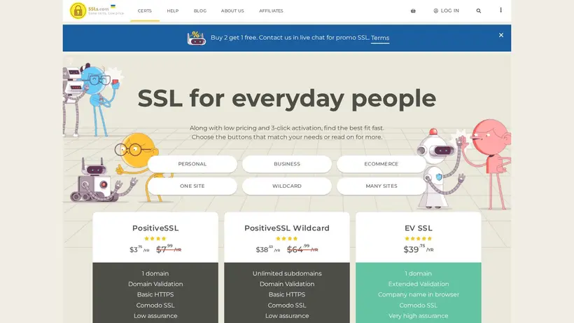 Ssls homepage screenshot