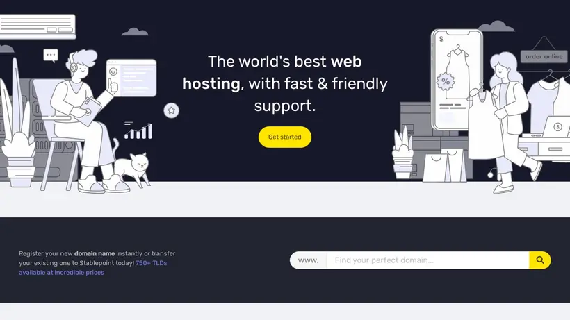 StablePoint homepage screenshot