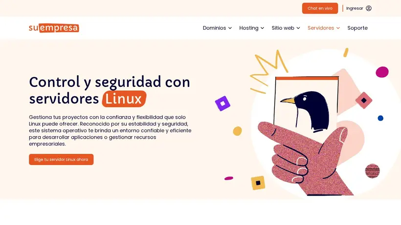 Su Empresa homepage screenshot