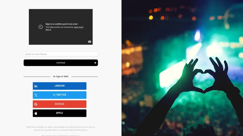 Tube Relevance homepage screenshot