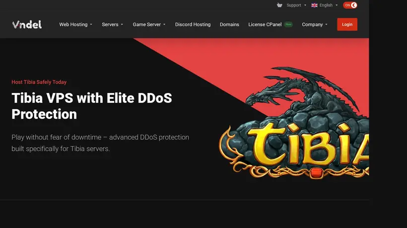 Host 1 Fire homepage screenshot