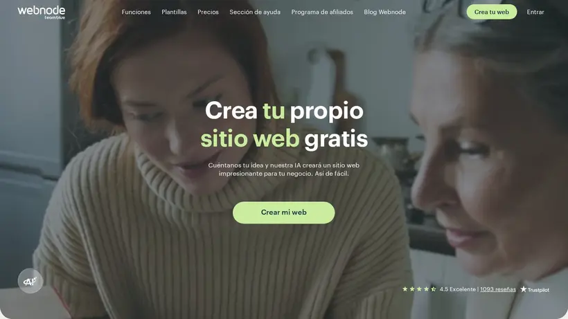 WebNode.cl homepage screenshot