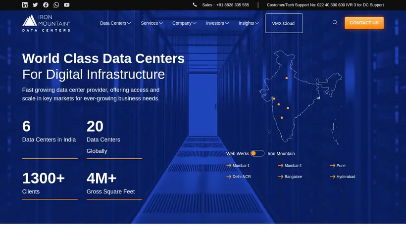 WebWerks homepage screenshot