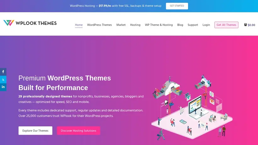WPLook homepage screenshot