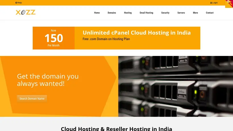 Xozz India homepage screenshot