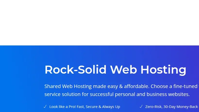 BanaHosting homepage screenshot