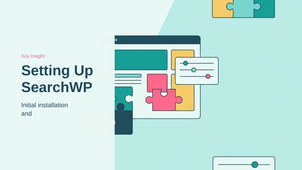 Editorial illustration for Setting Up SearchWP