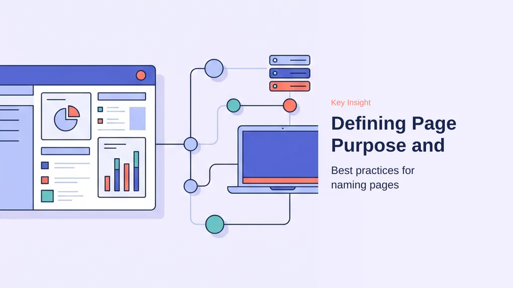 Editorial illustration for Defining Page Purpose and URL Strategy