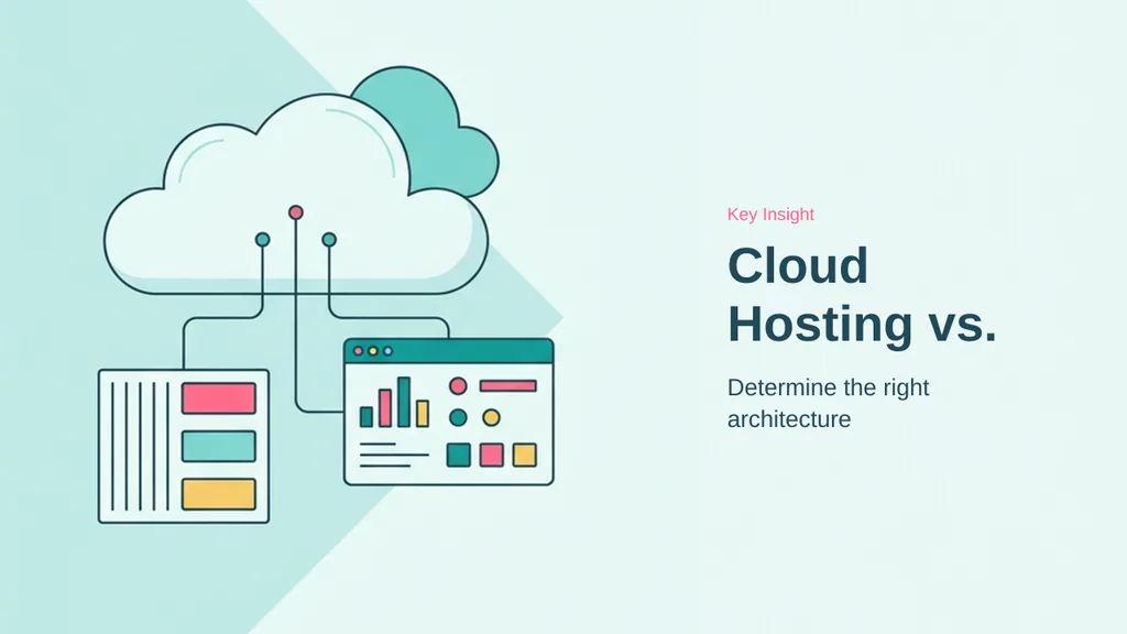 Editorial illustration for Cloud Hosting vs. Traditional Infrastructure