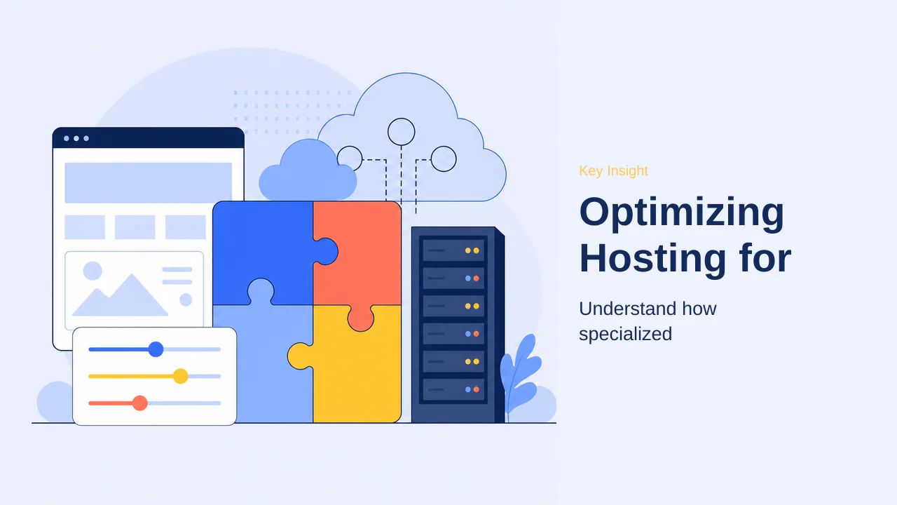 Editorial illustration for Optimizing Hosting for WordPress Workloads