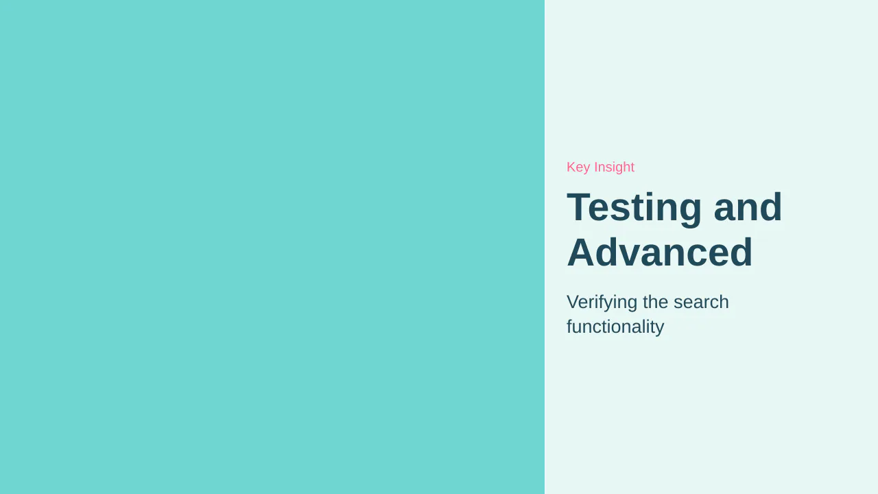 Editorial illustration for Testing and Advanced Features