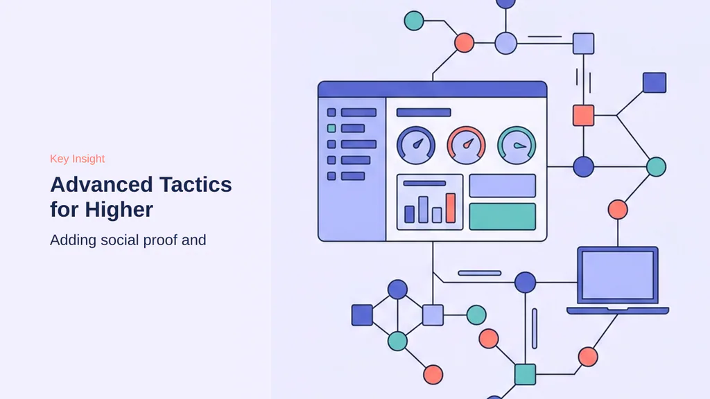 Editorial illustration for Advanced Tactics for Higher Conversions