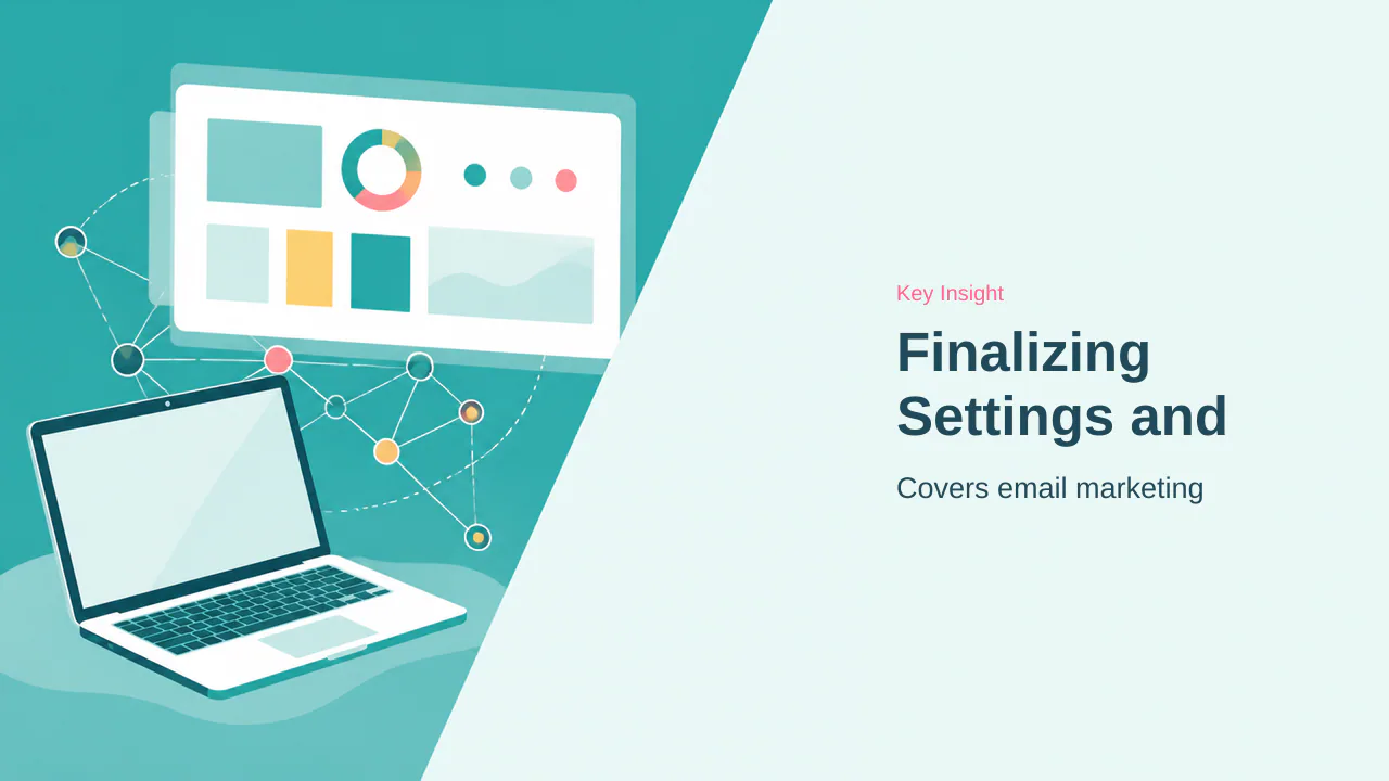 Editorial illustration for Finalizing Settings and Publishing