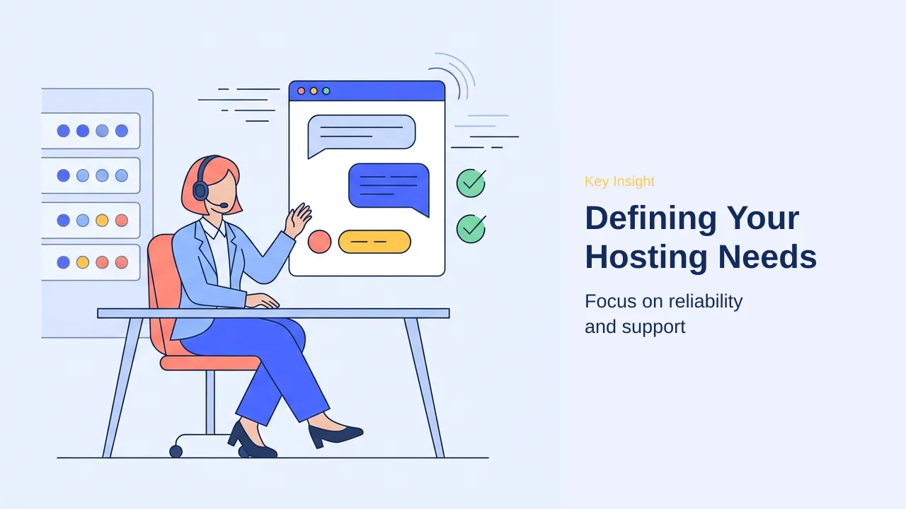Editorial illustration for Defining Your Hosting Needs as a Beginner