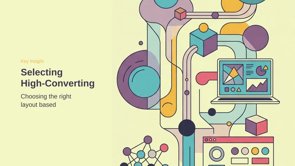 Editorial illustration for Selecting High-Converting Templates