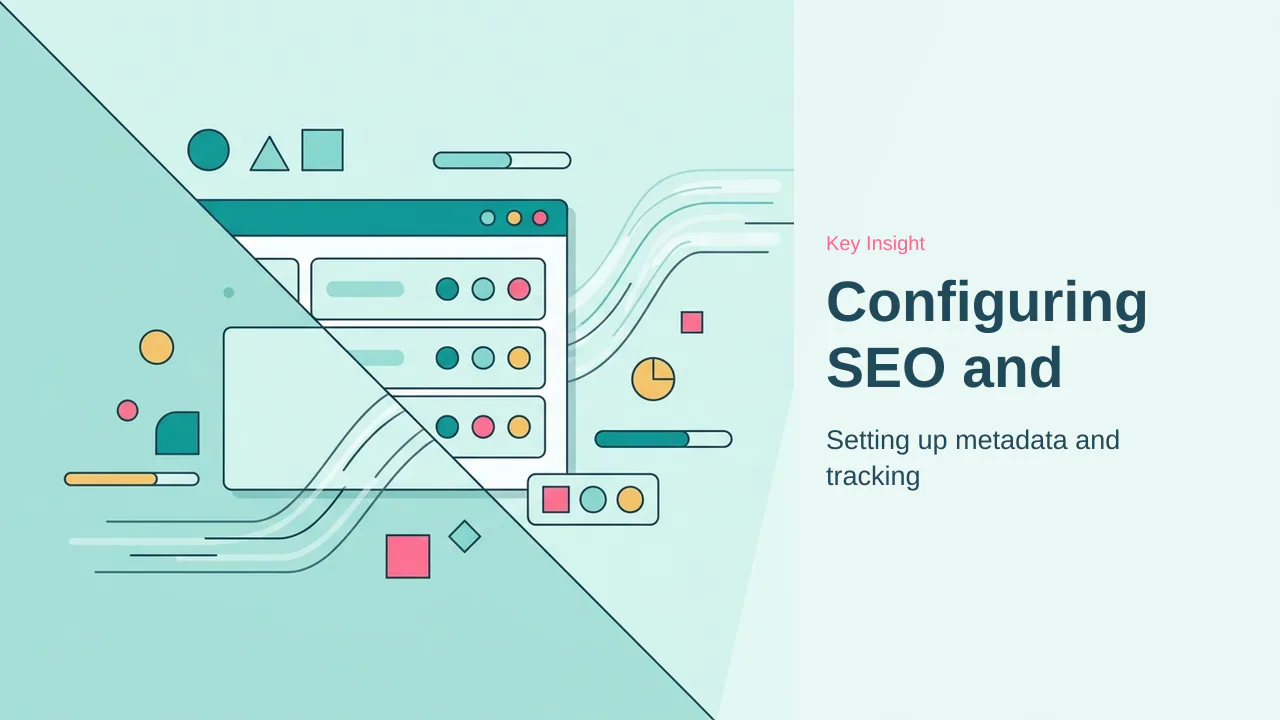Editorial illustration for Configuring SEO and Analytics