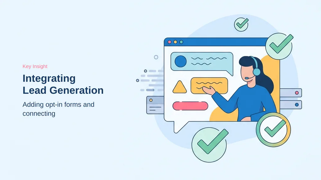 Editorial illustration for Integrating Lead Generation Forms
